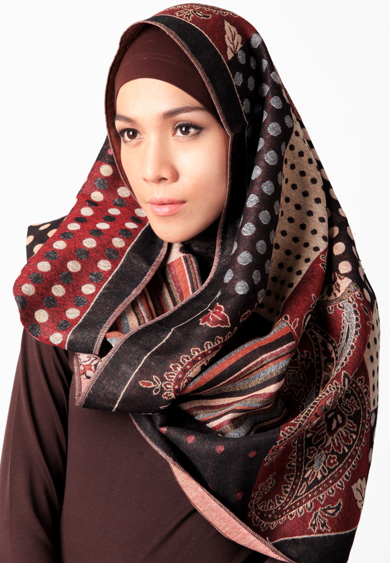 Tutorial Hijab Pashmina Motif Pinggir Kumpulan Hijab